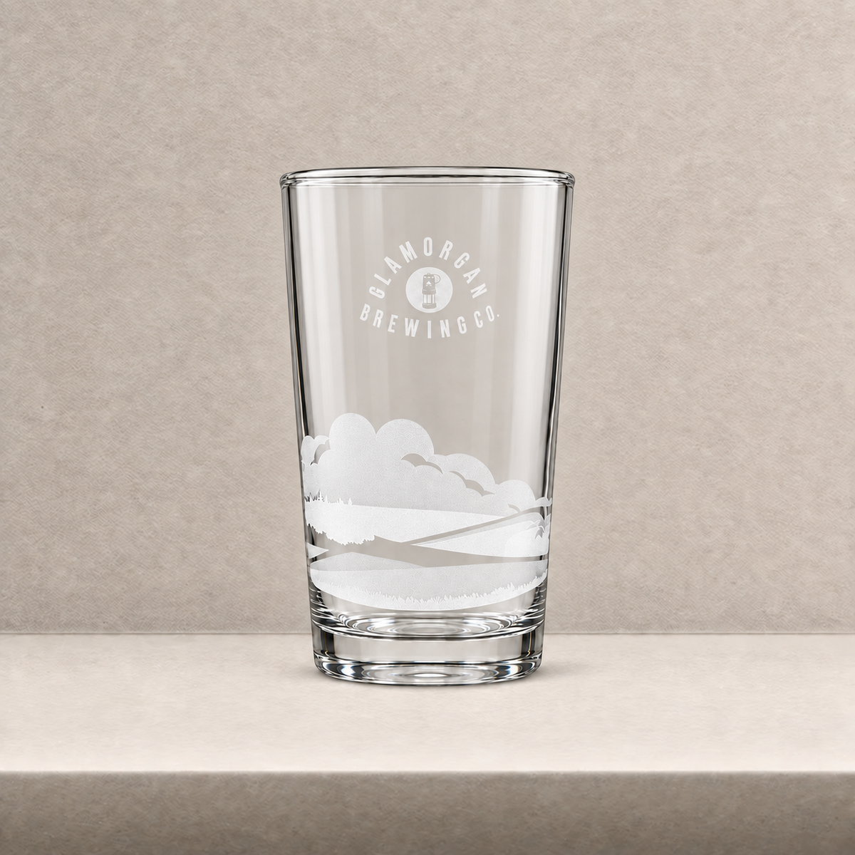 Glamorgan Brewery Ale Glass