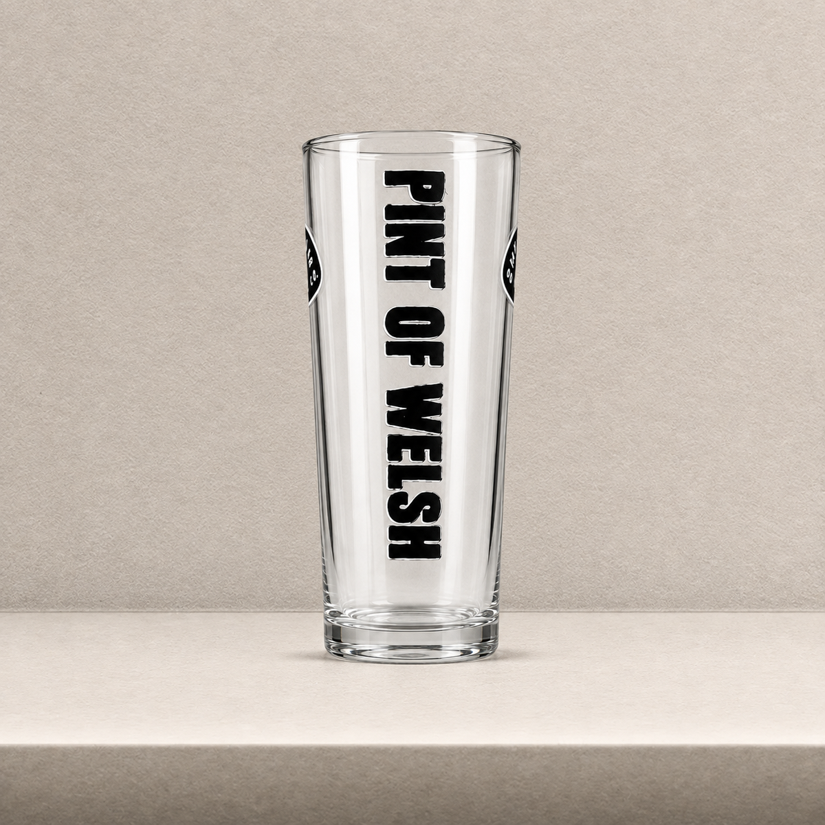 Pint of Welsh Pint Glass