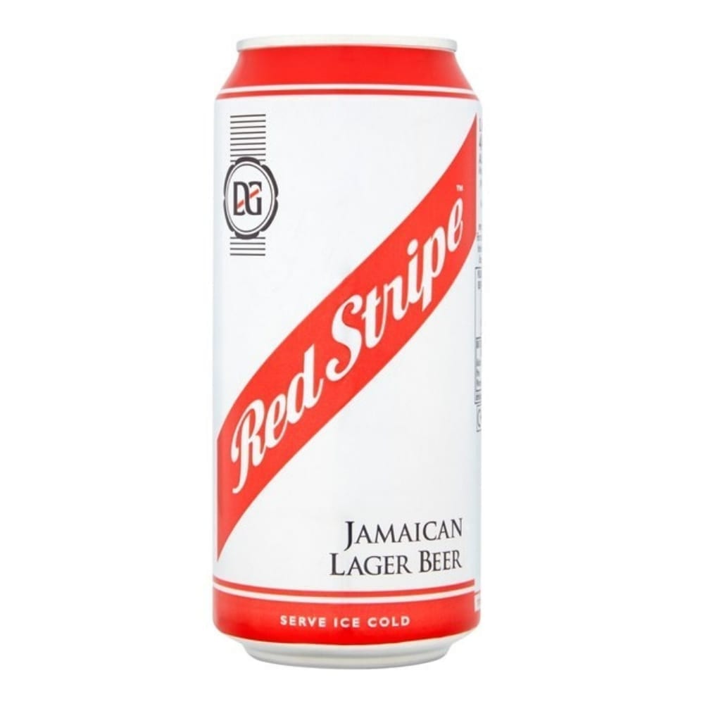 RED STRIPE CANS